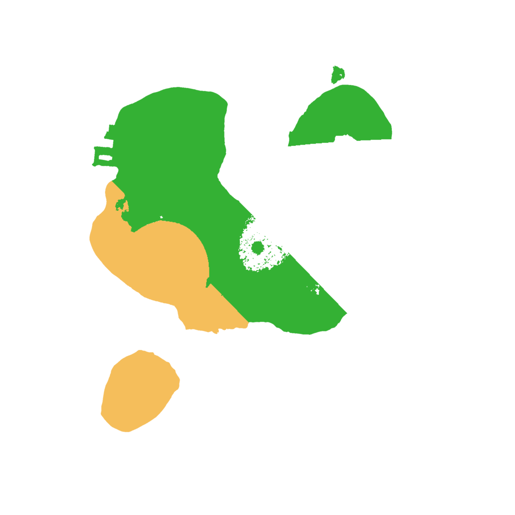 Biome Rust Map: Procedural Map, Size: 1600, Seed: 964974574