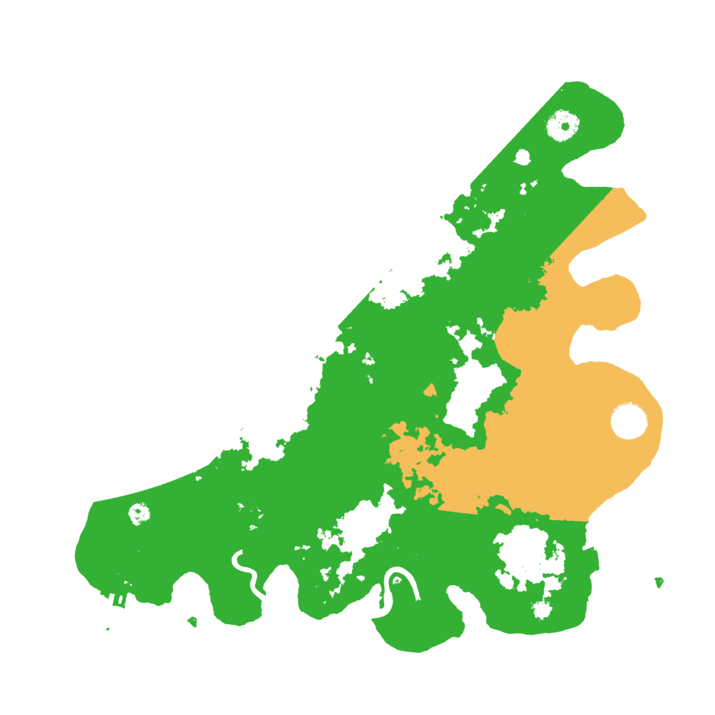 Biome Rust Map: Procedural Map, Size: 3500, Seed: 11537