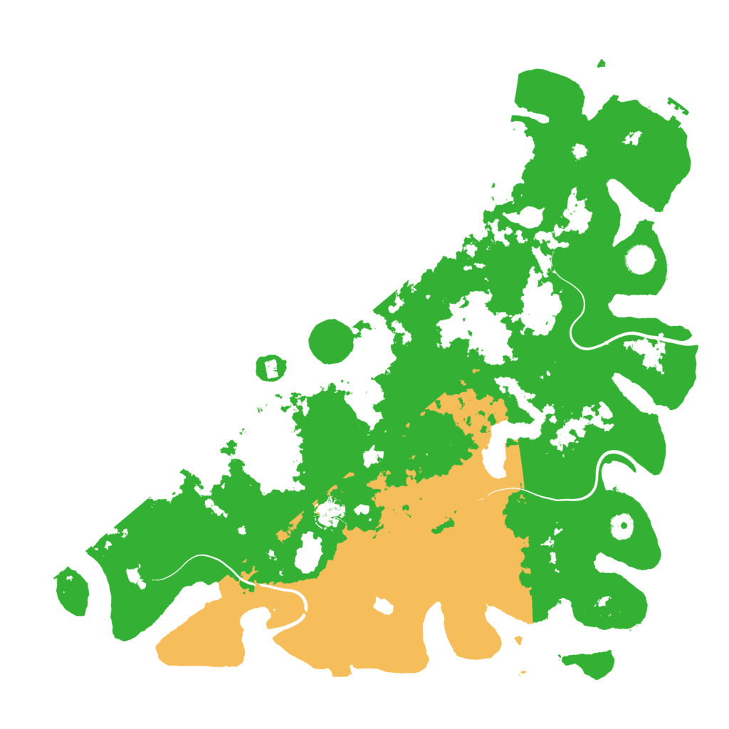 Biome Rust Map: Procedural Map, Size: 4400, Seed: 832327203