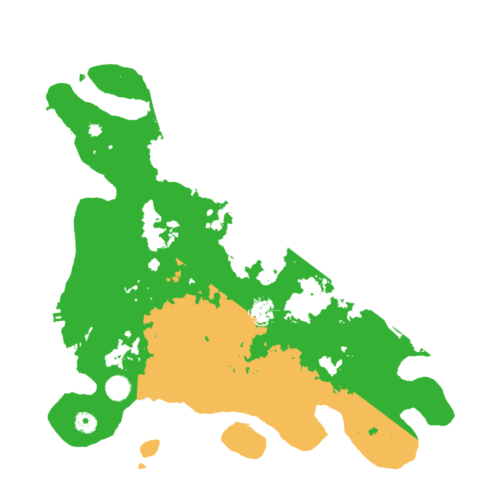 Biome Rust Map: Procedural Map, Size: 3500, Seed: 79791