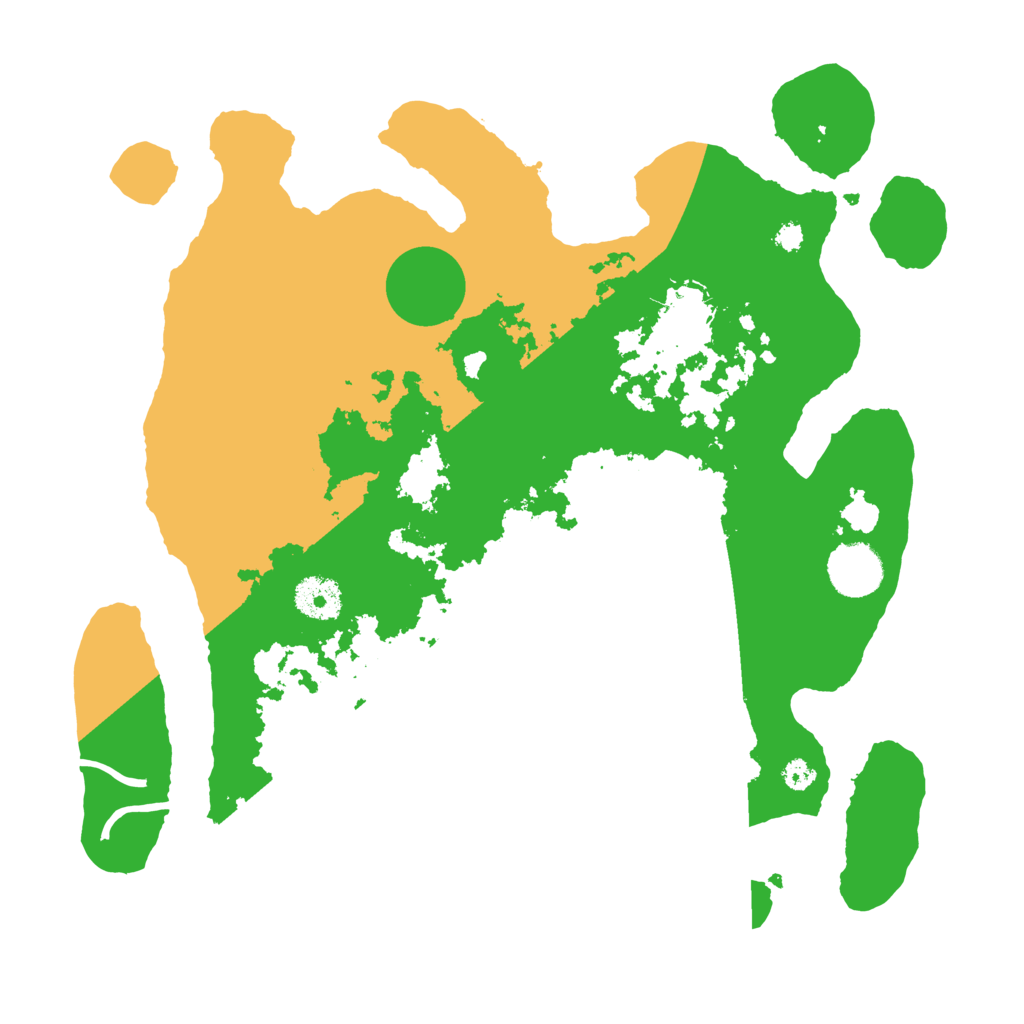 Biome Rust Map: Procedural Map, Size: 3400, Seed: 25824842