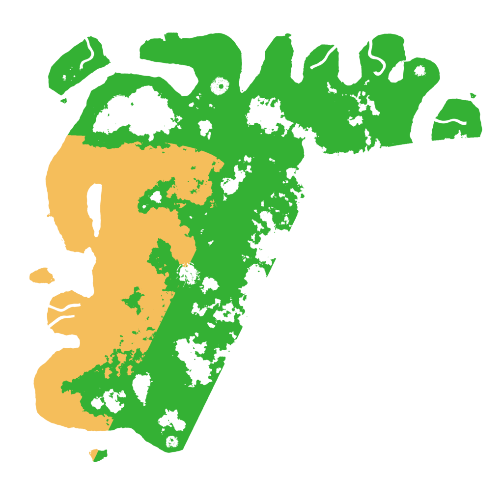 Biome Rust Map: Procedural Map, Size: 4300, Seed: 45717331