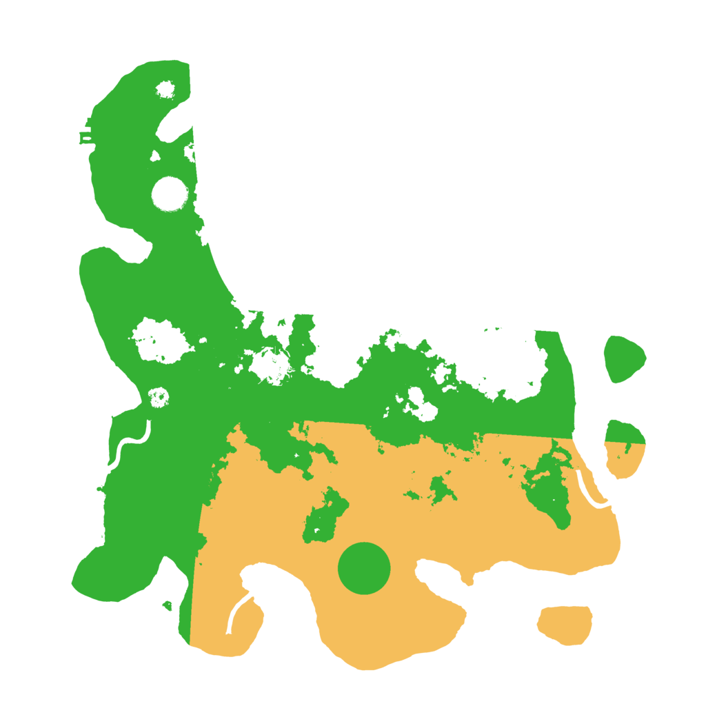 Biome Rust Map: Procedural Map, Size: 3550, Seed: 57851579