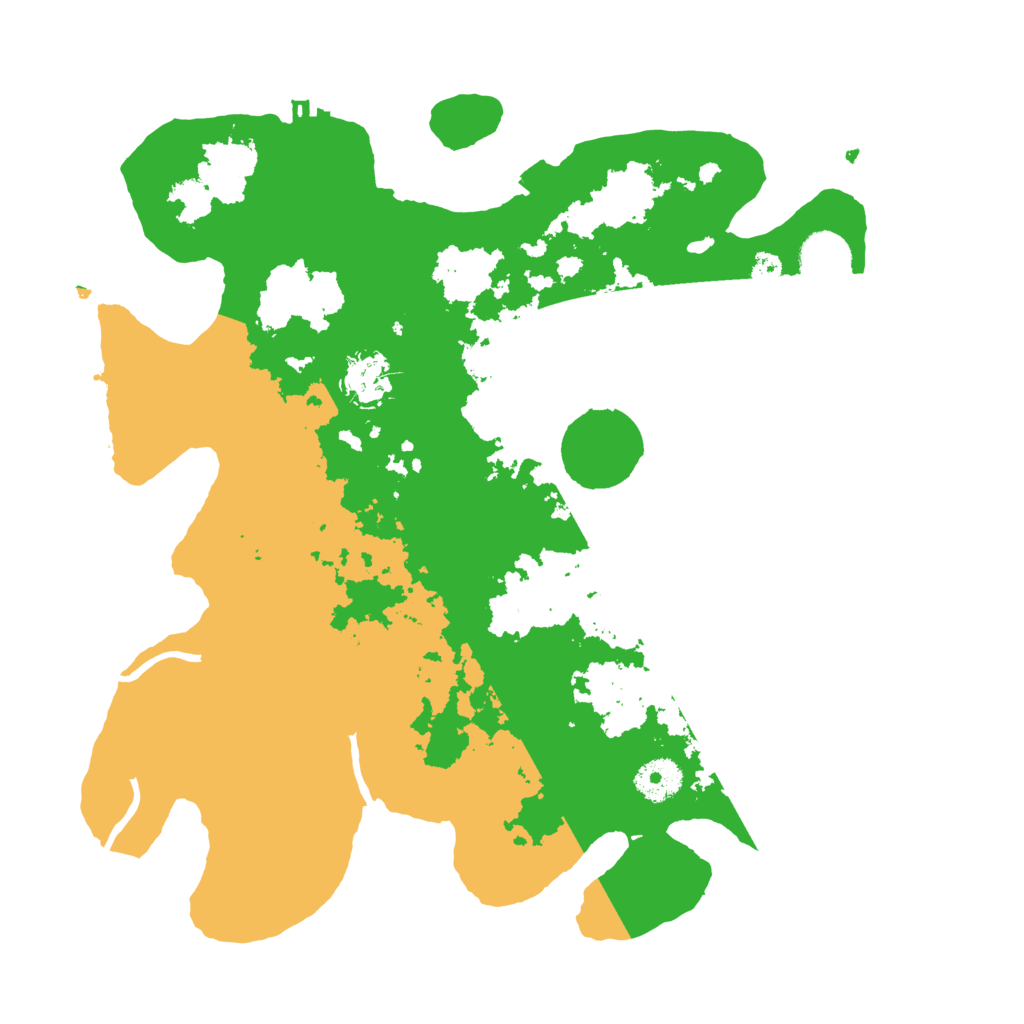 Biome Rust Map: Procedural Map, Size: 3500, Seed: 236358424