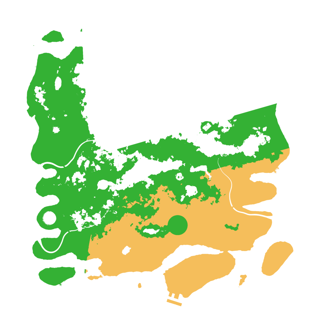 Biome Rust Map: Procedural Map, Size: 4100, Seed: 80641201