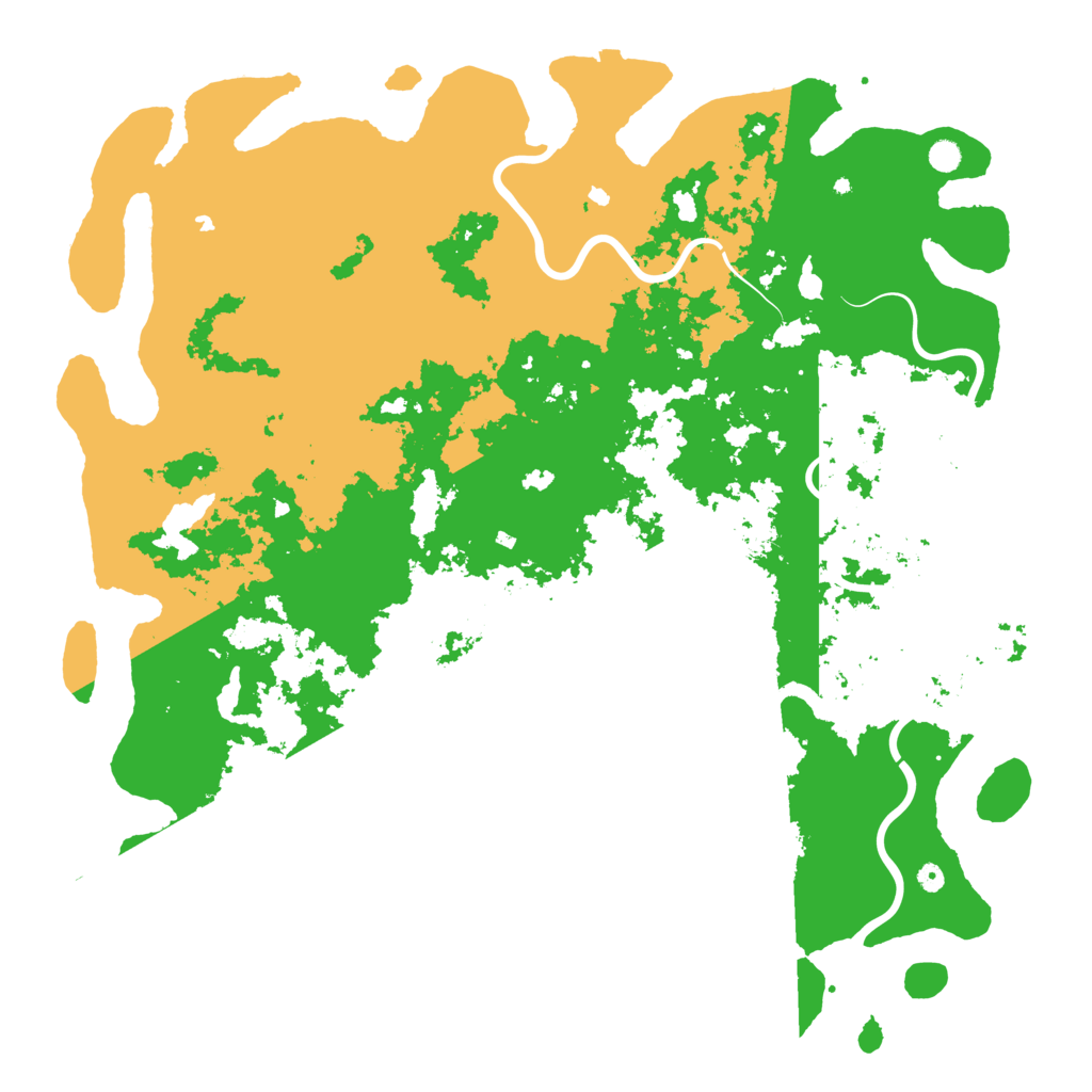Biome Rust Map: Procedural Map, Size: 6000, Seed: 53735839