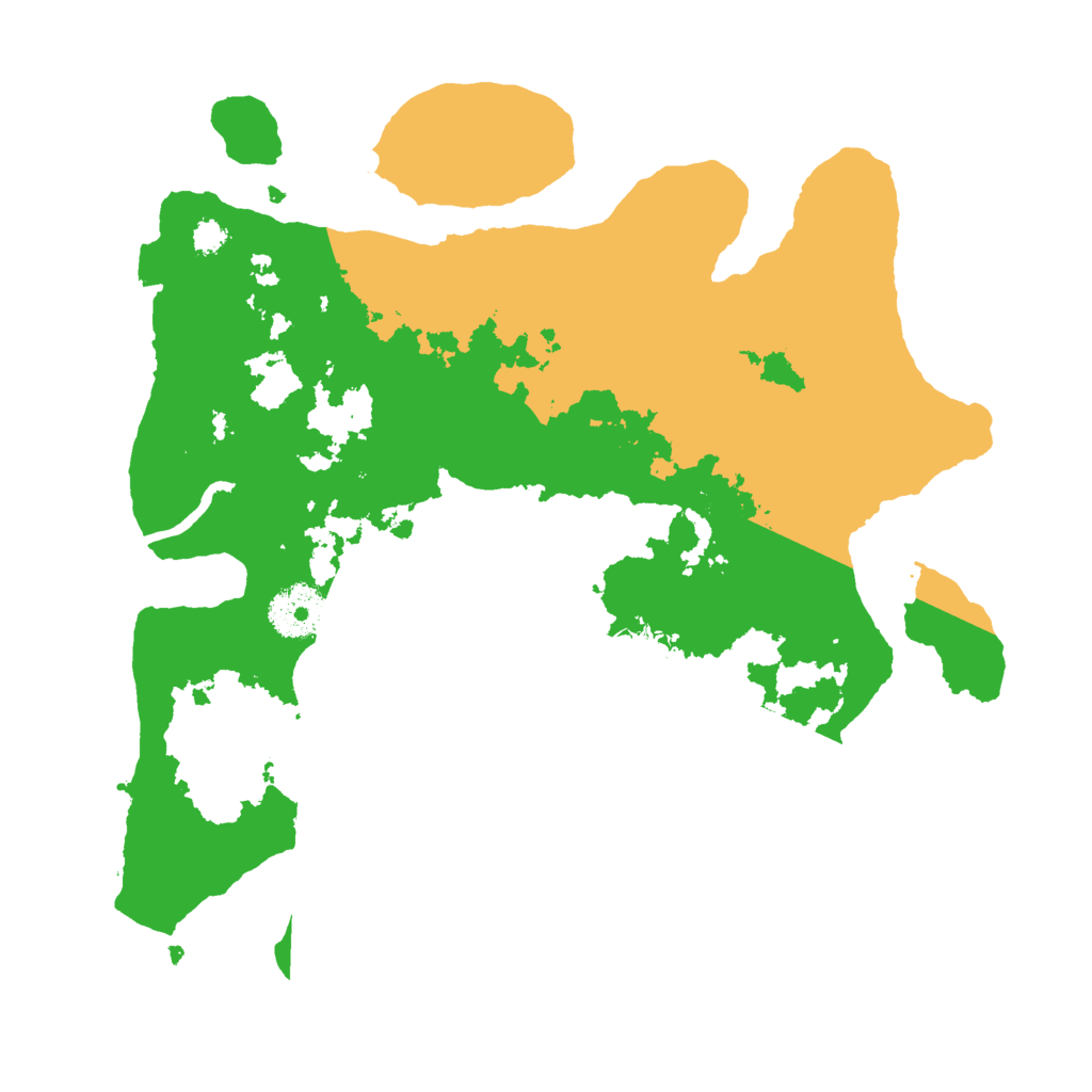 Biome Rust Map: Procedural Map, Size: 3000, Seed: 28312