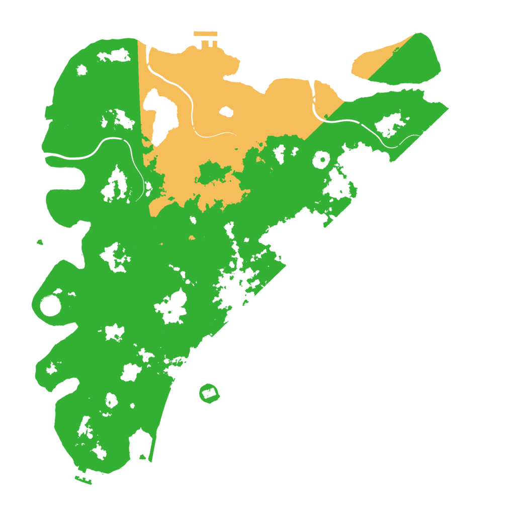 Biome Rust Map: Procedural Map, Size: 4400, Seed: 5350277