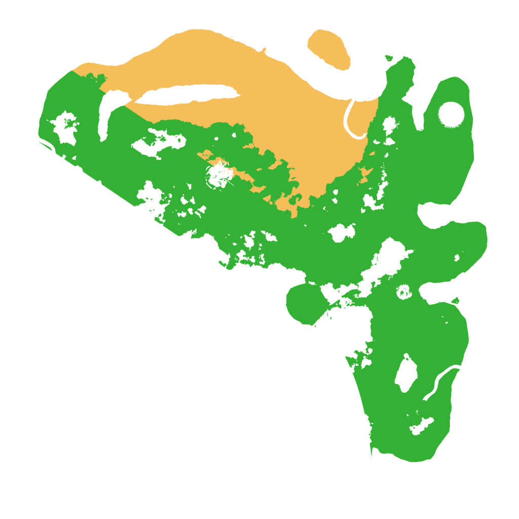 Biome Rust Map: Procedural Map, Size: 3550, Seed: 25266138