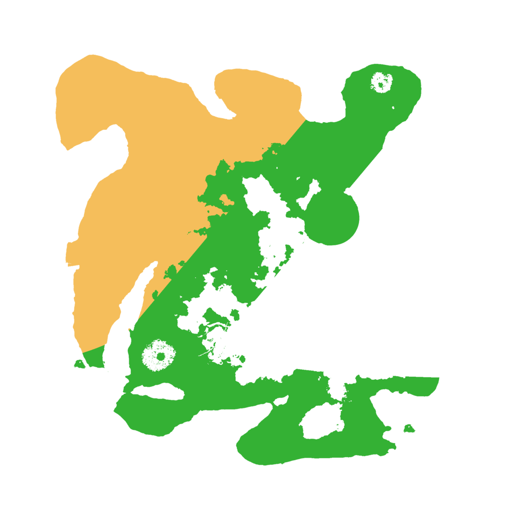 Biome Rust Map: Procedural Map, Size: 2500, Seed: 1129969971