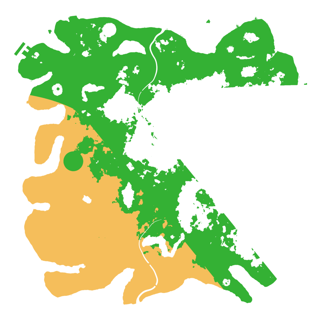 Biome Rust Map: Procedural Map, Size: 4300, Seed: 56750700