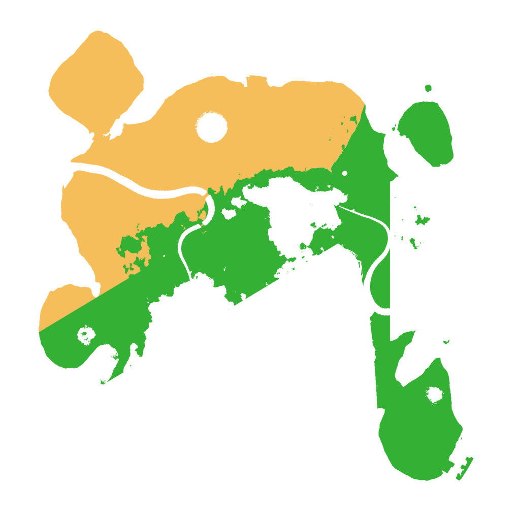 Biome Rust Map: Procedural Map, Size: 3000, Seed: 5086194