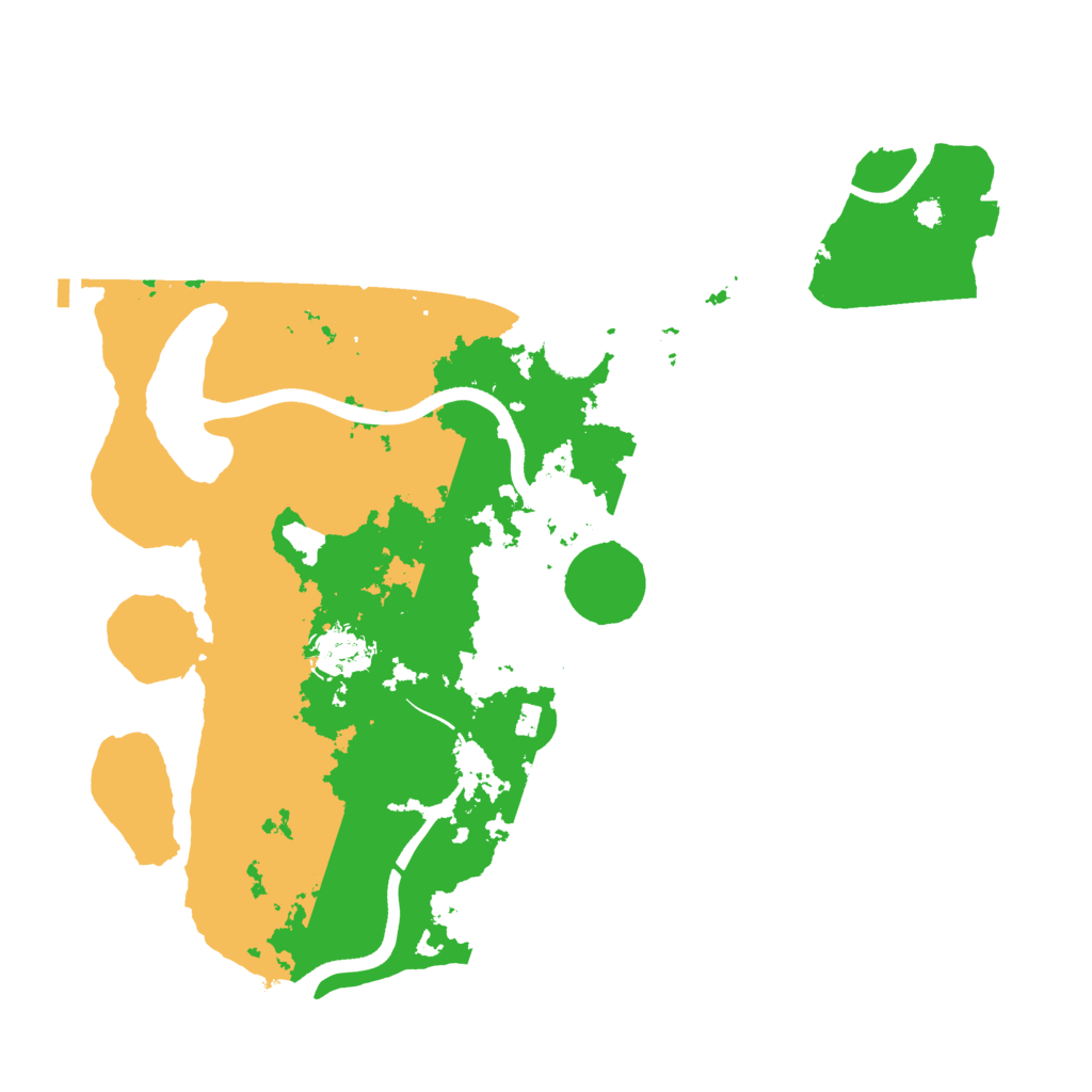 Biome Rust Map: Procedural Map, Size: 3600, Seed: 8467637