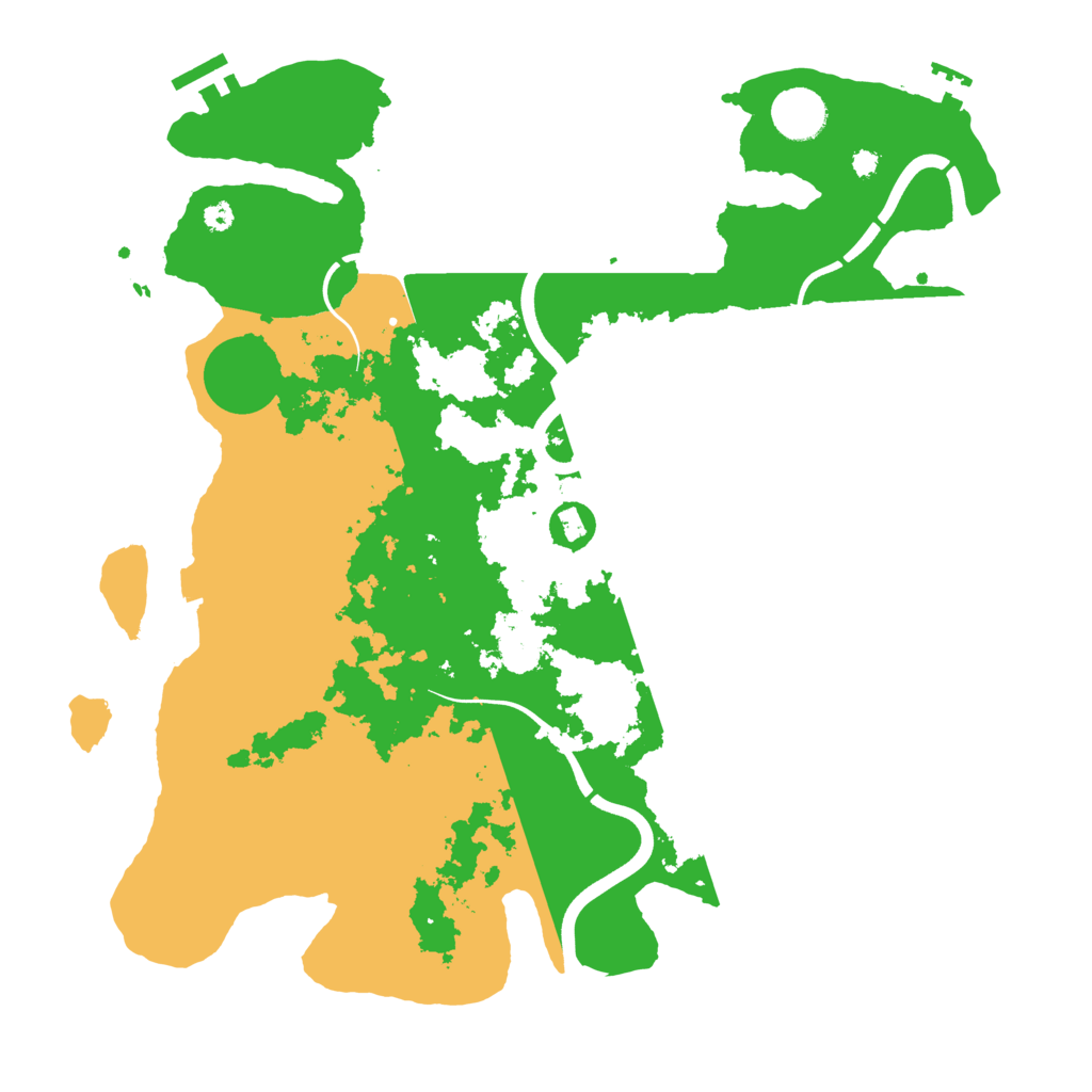 Biome Rust Map: Procedural Map, Size: 3750, Seed: 9951659