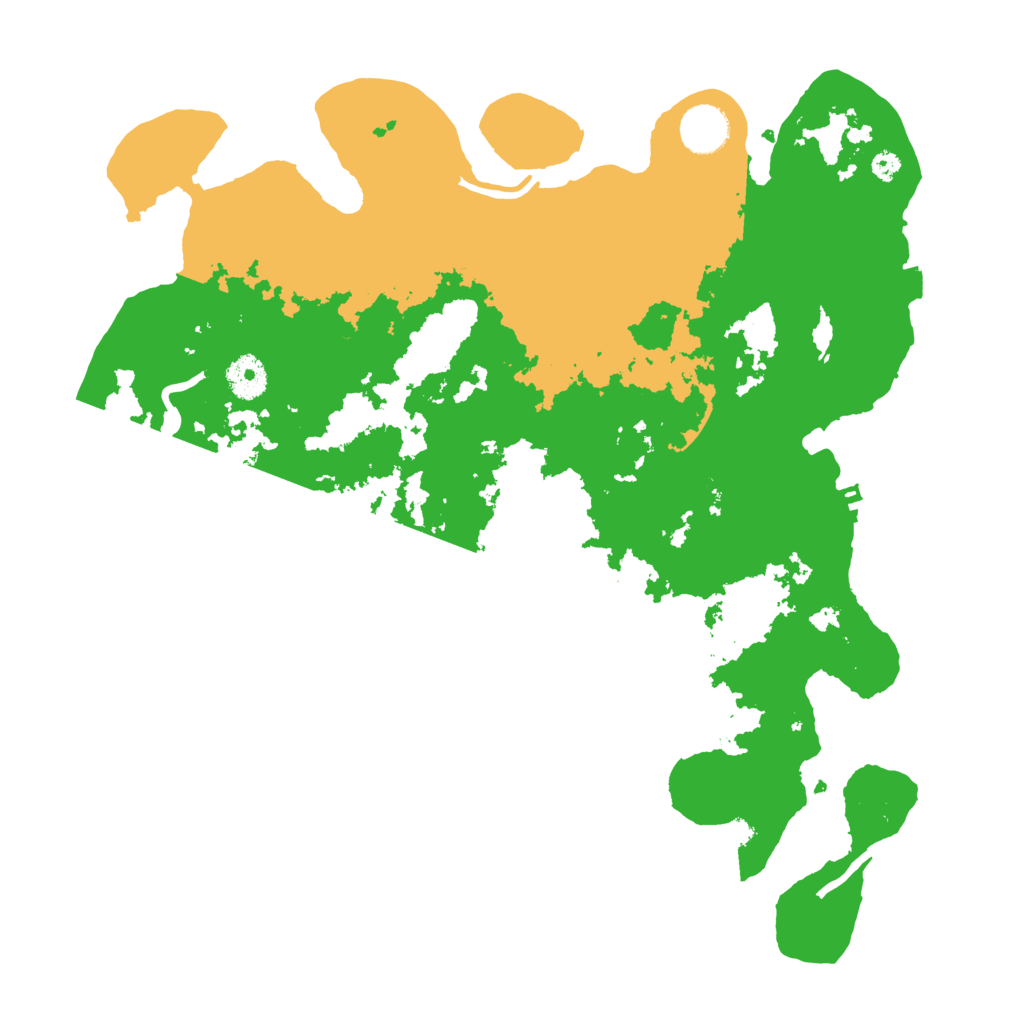 Biome Rust Map: Procedural Map, Size: 3700, Seed: 30440188