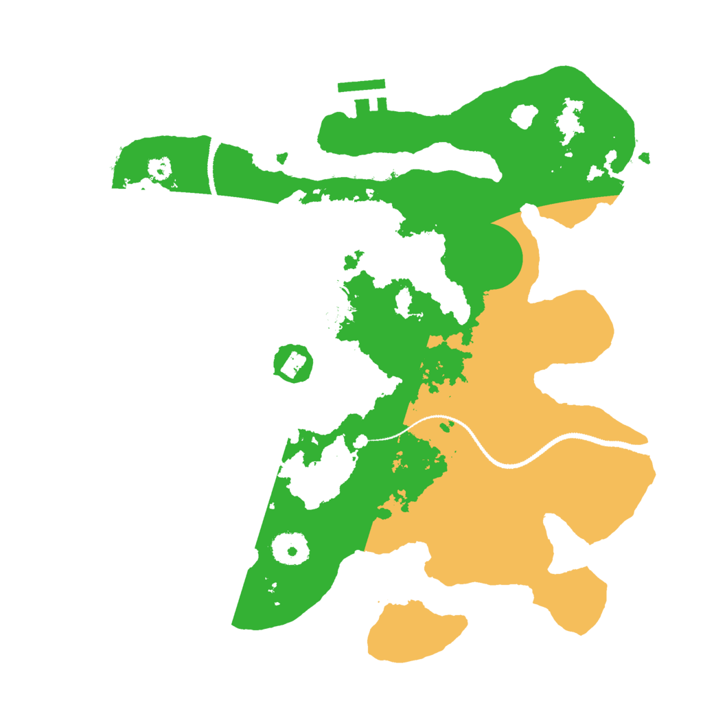 Biome Rust Map: Procedural Map, Size: 3000, Seed: 742561208