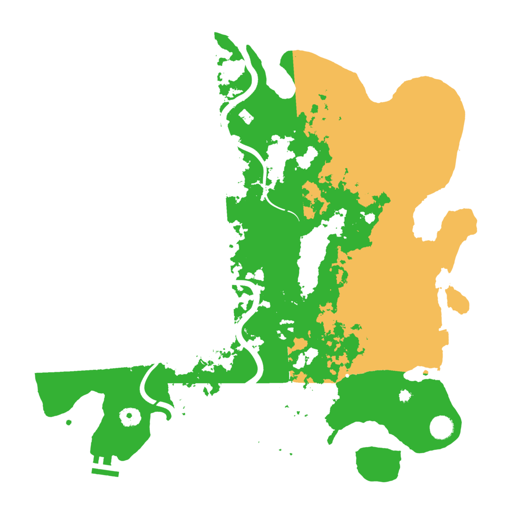 Biome Rust Map: Procedural Map, Size: 3800, Seed: 34181990