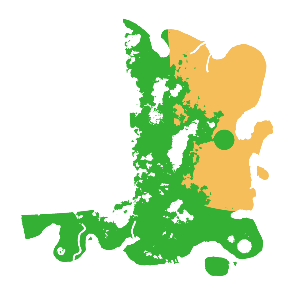 Biome Rust Map: Procedural Map, Size: 3800, Seed: 34181990