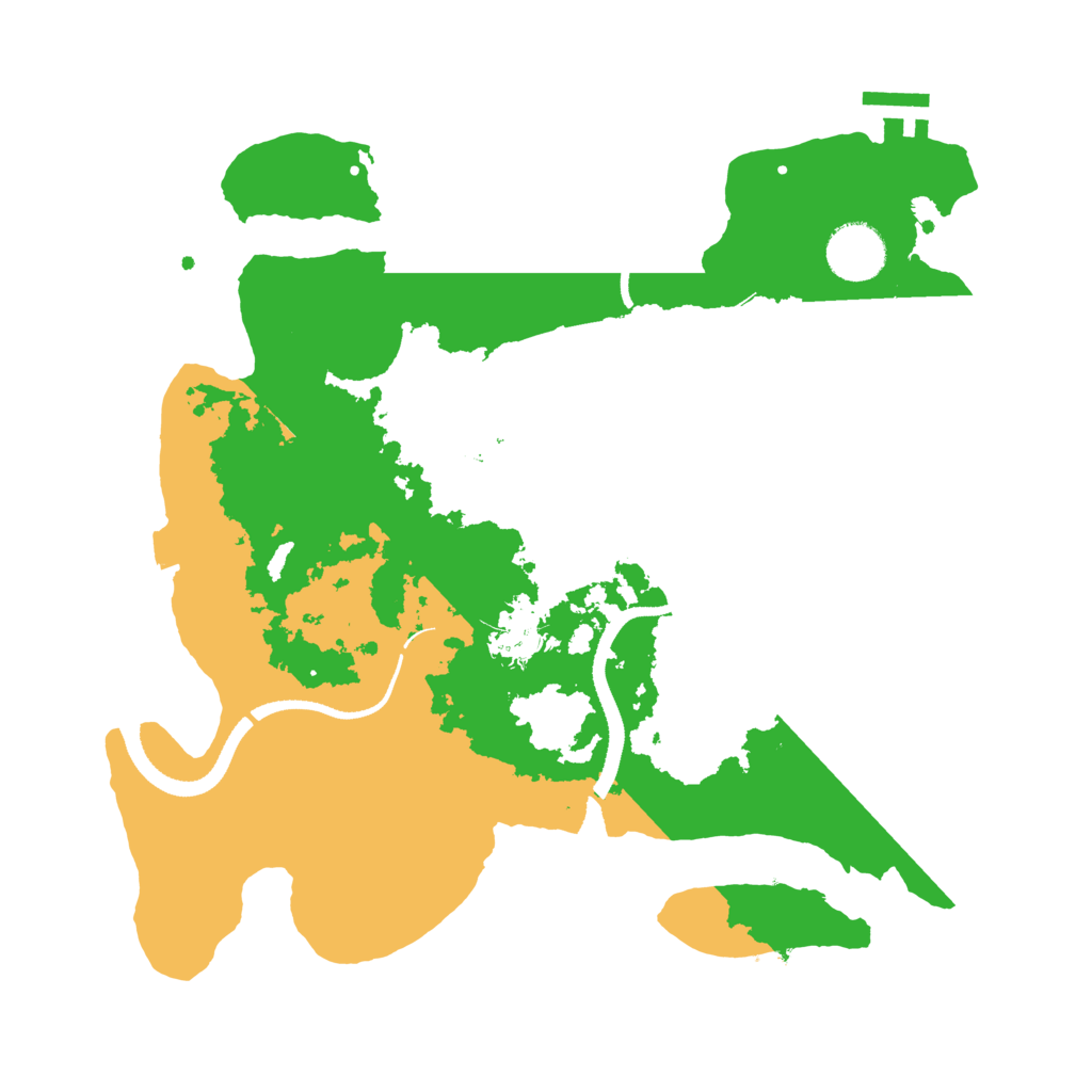 Biome Rust Map: Procedural Map, Size: 3300, Seed: 153483473