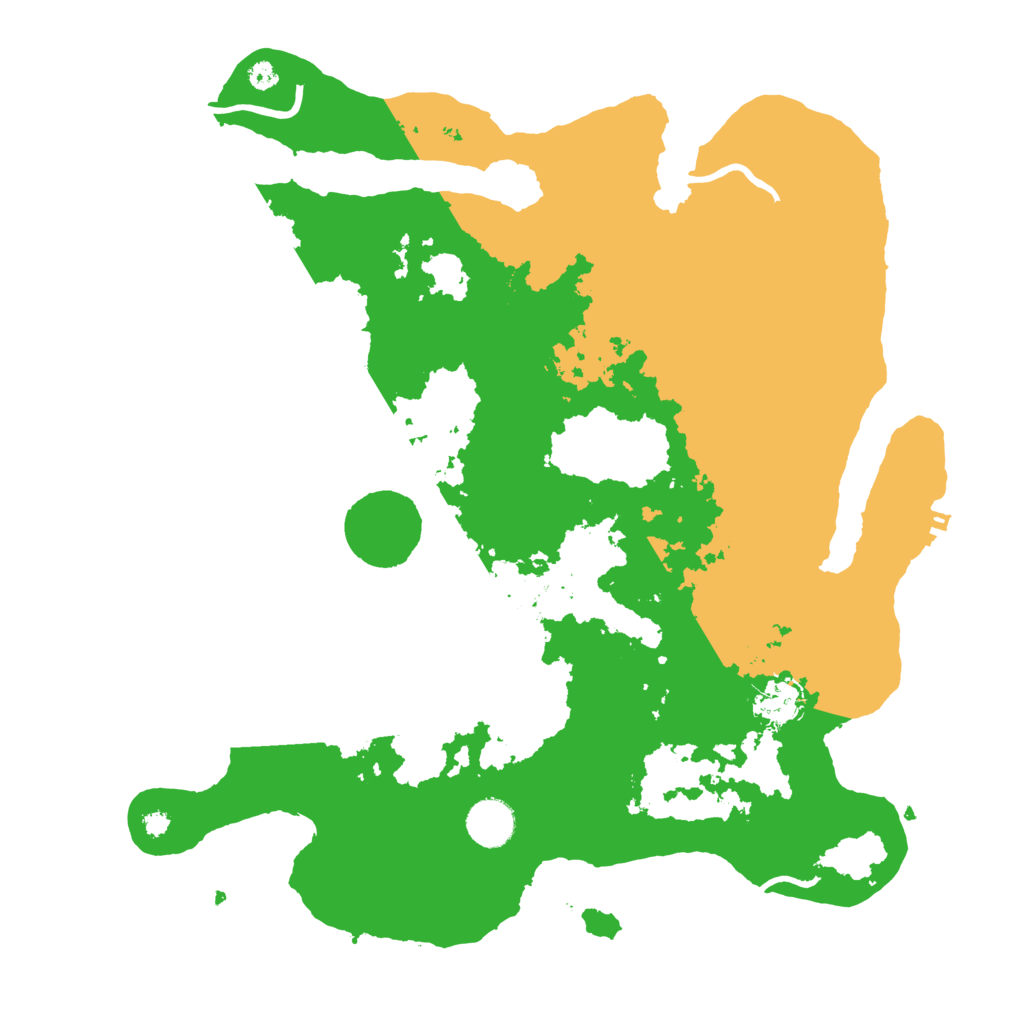 Biome Rust Map: Procedural Map, Size: 3750, Seed: 296770513