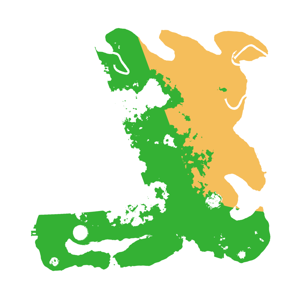 Biome Rust Map: Procedural Map, Size: 3450, Seed: 11959533