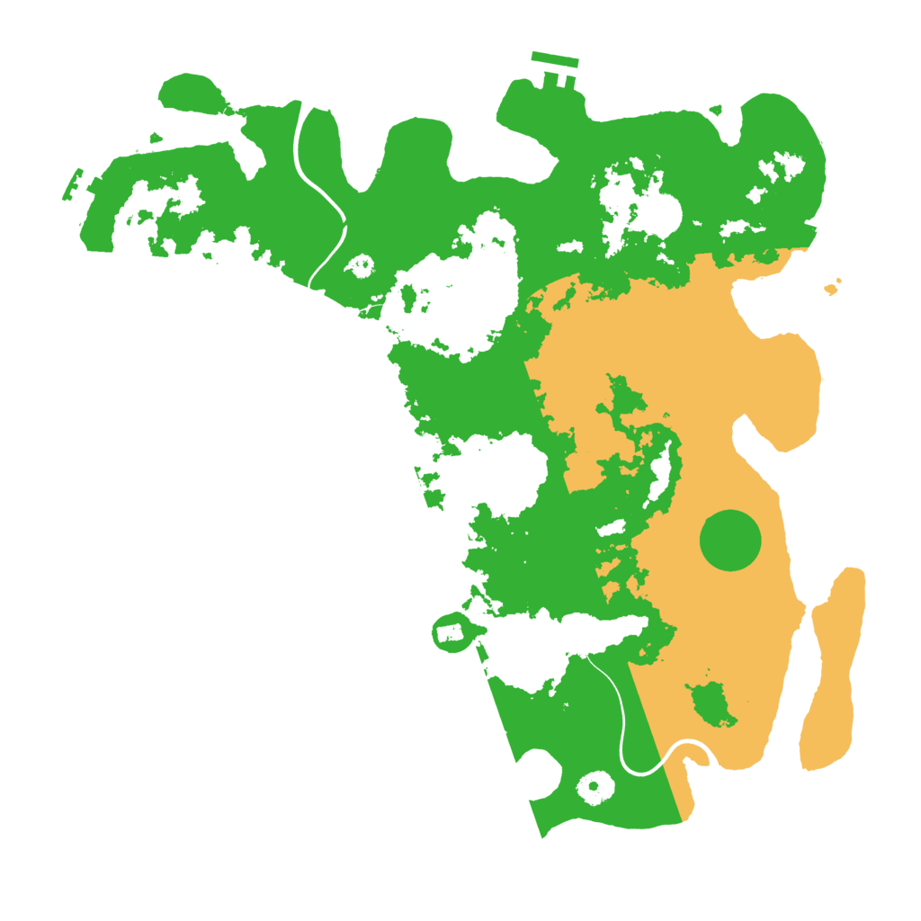Biome Rust Map: Procedural Map, Size: 3950, Seed: 11419179