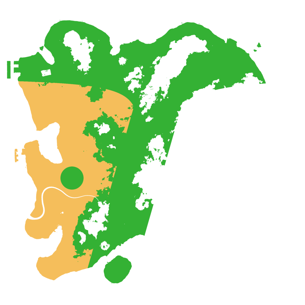 Biome Rust Map: Procedural Map, Size: 3500, Seed: 587921065
