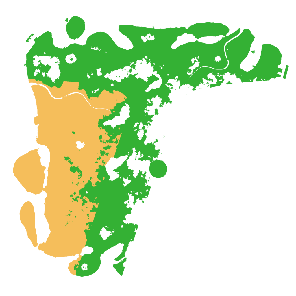 Biome Rust Map: Procedural Map, Size: 4400, Seed: 13469337