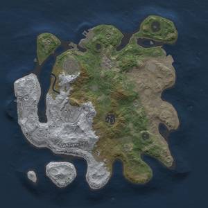 Thumbnail Rust Map: Procedural Map, Size: 2920, Seed: 8467850, 12 Monuments