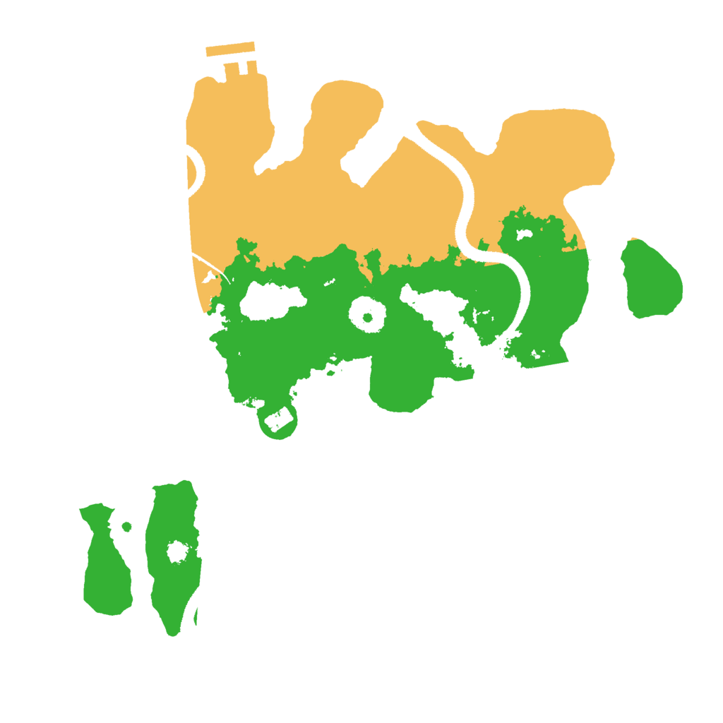 Biome Rust Map: Procedural Map, Size: 3000, Seed: 12911