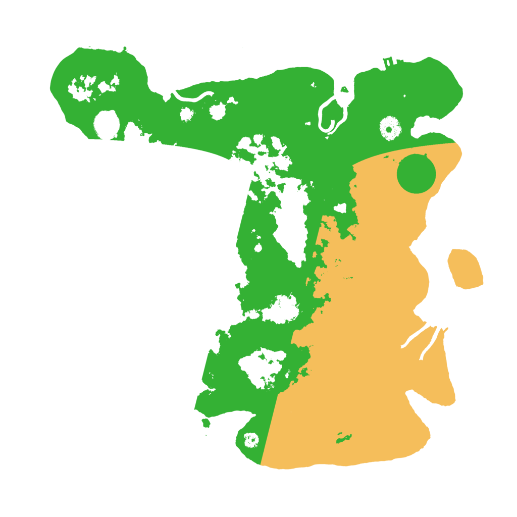 Biome Rust Map: Procedural Map, Size: 3500, Seed: 753622027