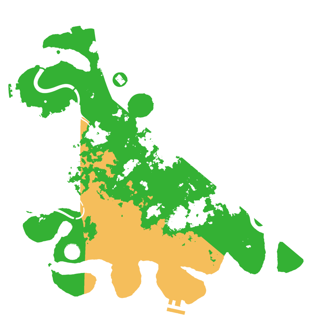 Biome Rust Map: Procedural Map, Size: 3550, Seed: 66942825