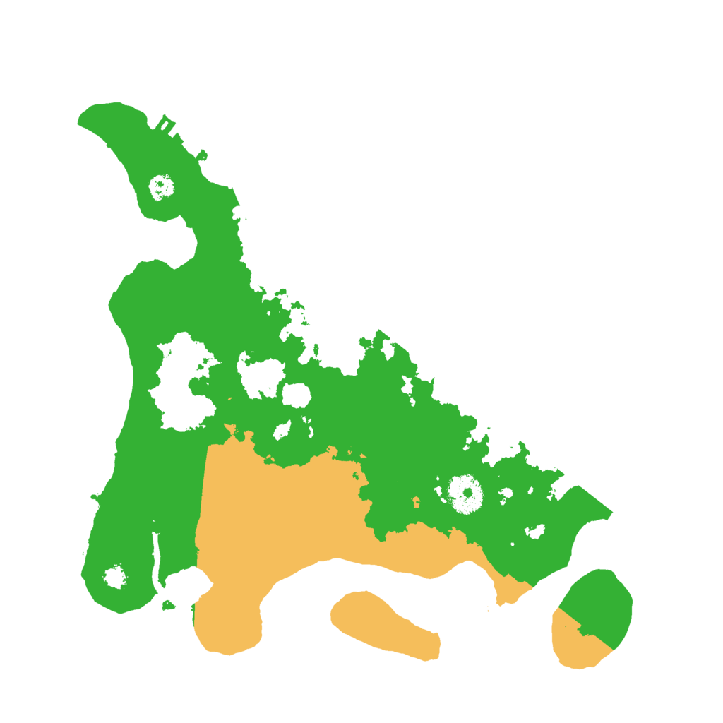 Biome Rust Map: Procedural Map, Size: 3000, Seed: 11892152