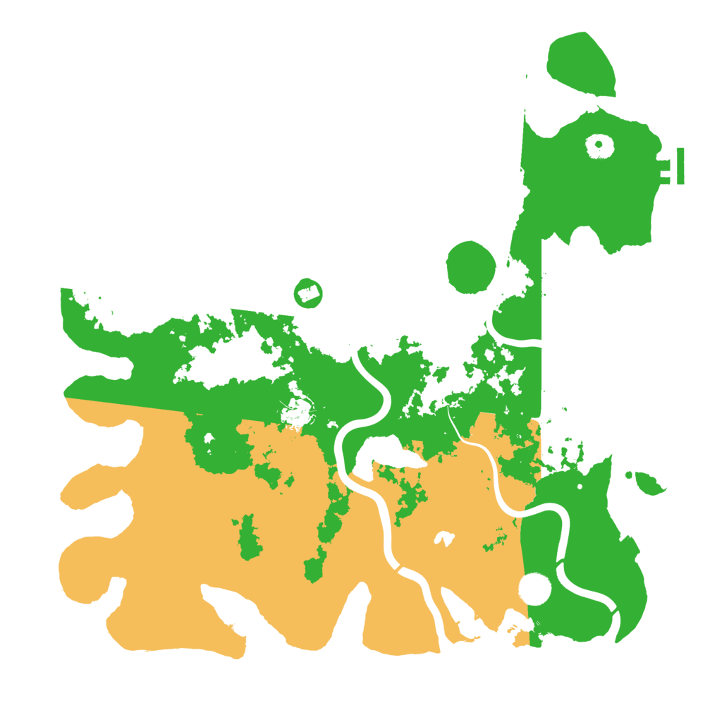 Biome Rust Map: Procedural Map, Size: 4000, Seed: 77717771