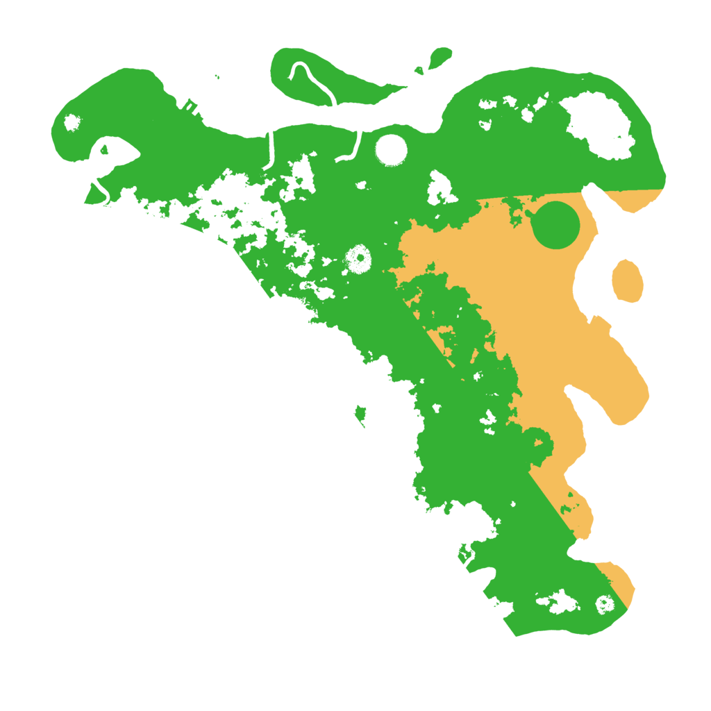 Biome Rust Map: Procedural Map, Size: 3950, Seed: 40284225