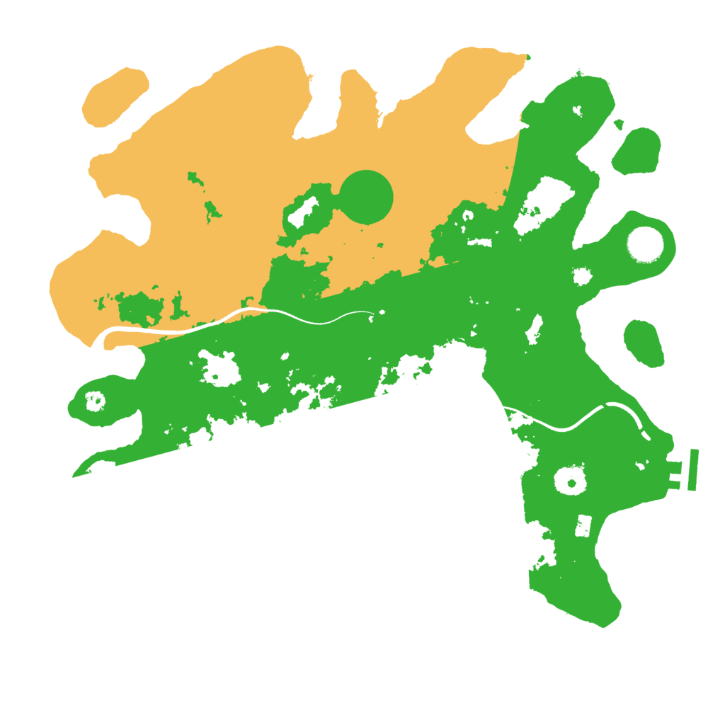 Biome Rust Map: Procedural Map, Size: 3530, Seed: 877667