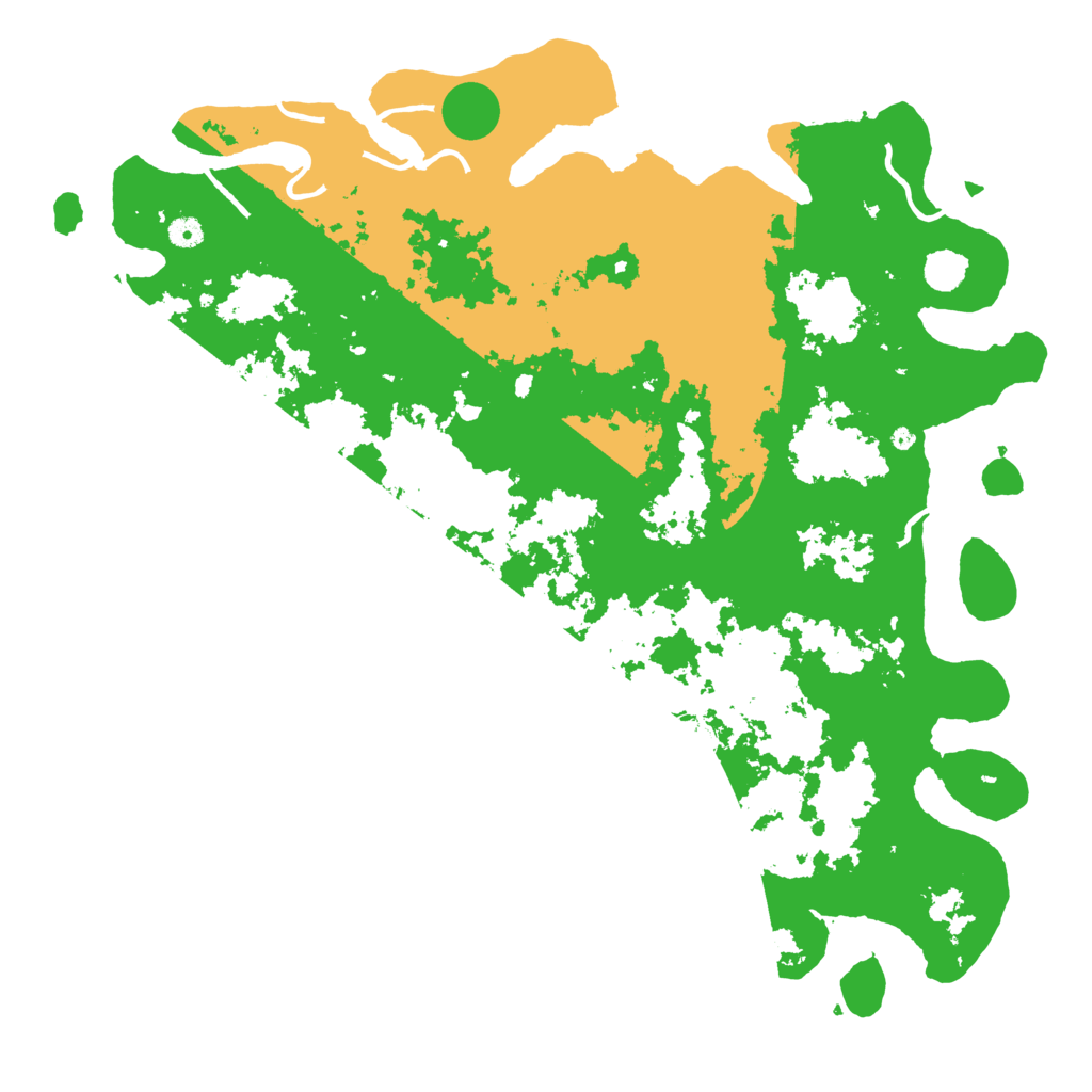 Biome Rust Map: Procedural Map, Size: 5000, Seed: 1000200