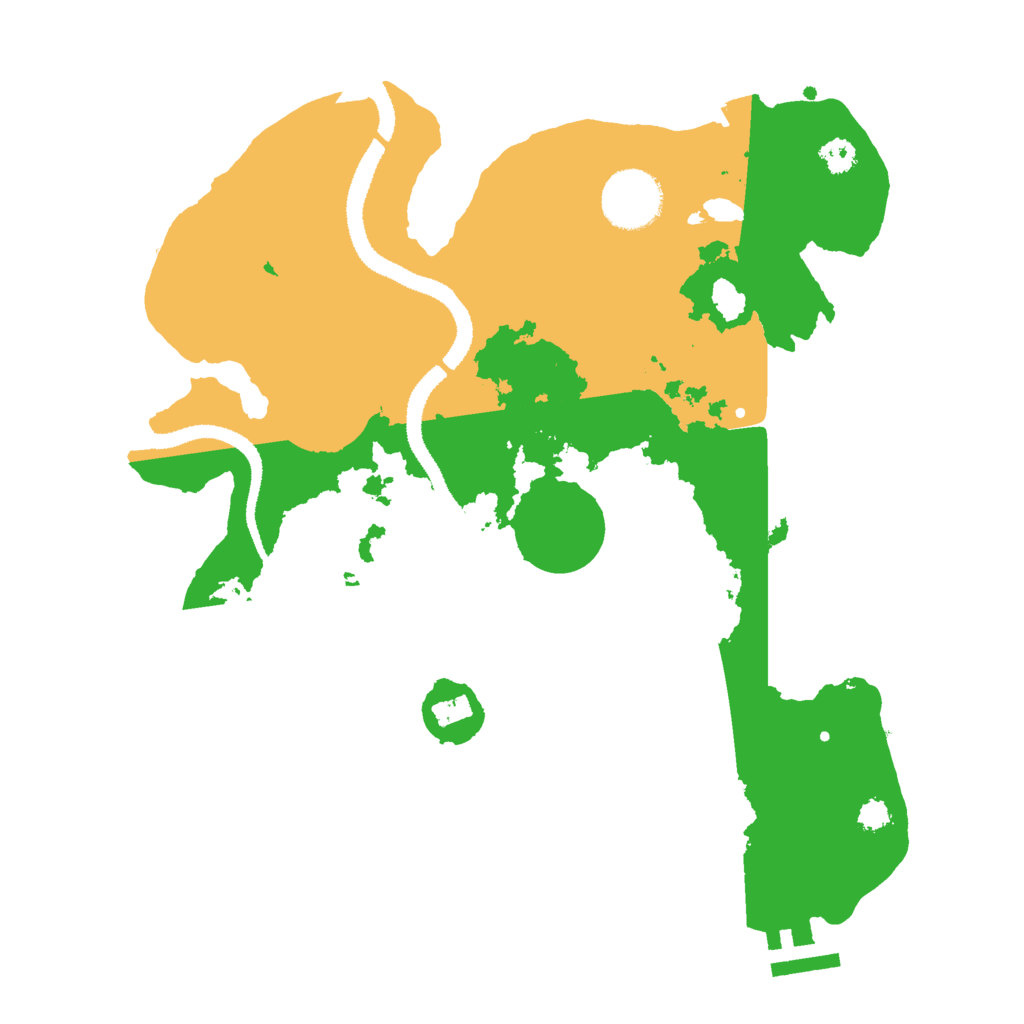 Biome Rust Map: Procedural Map, Size: 3000, Seed: 126281902