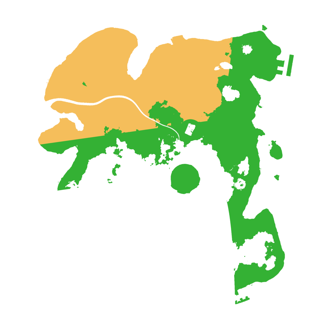 Biome Rust Map: Procedural Map, Size: 3000, Seed: 126281902