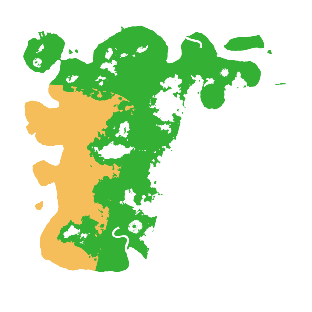Biome Rust Map: Procedural Map, Size: 3500, Seed: 55917973