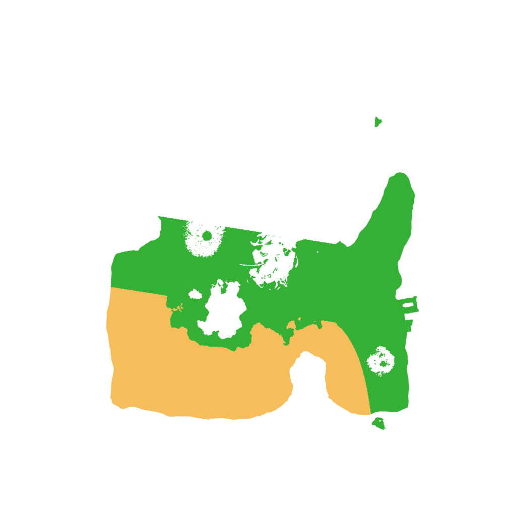 Biome Rust Map: Procedural Map, Size: 2000, Seed: 23476