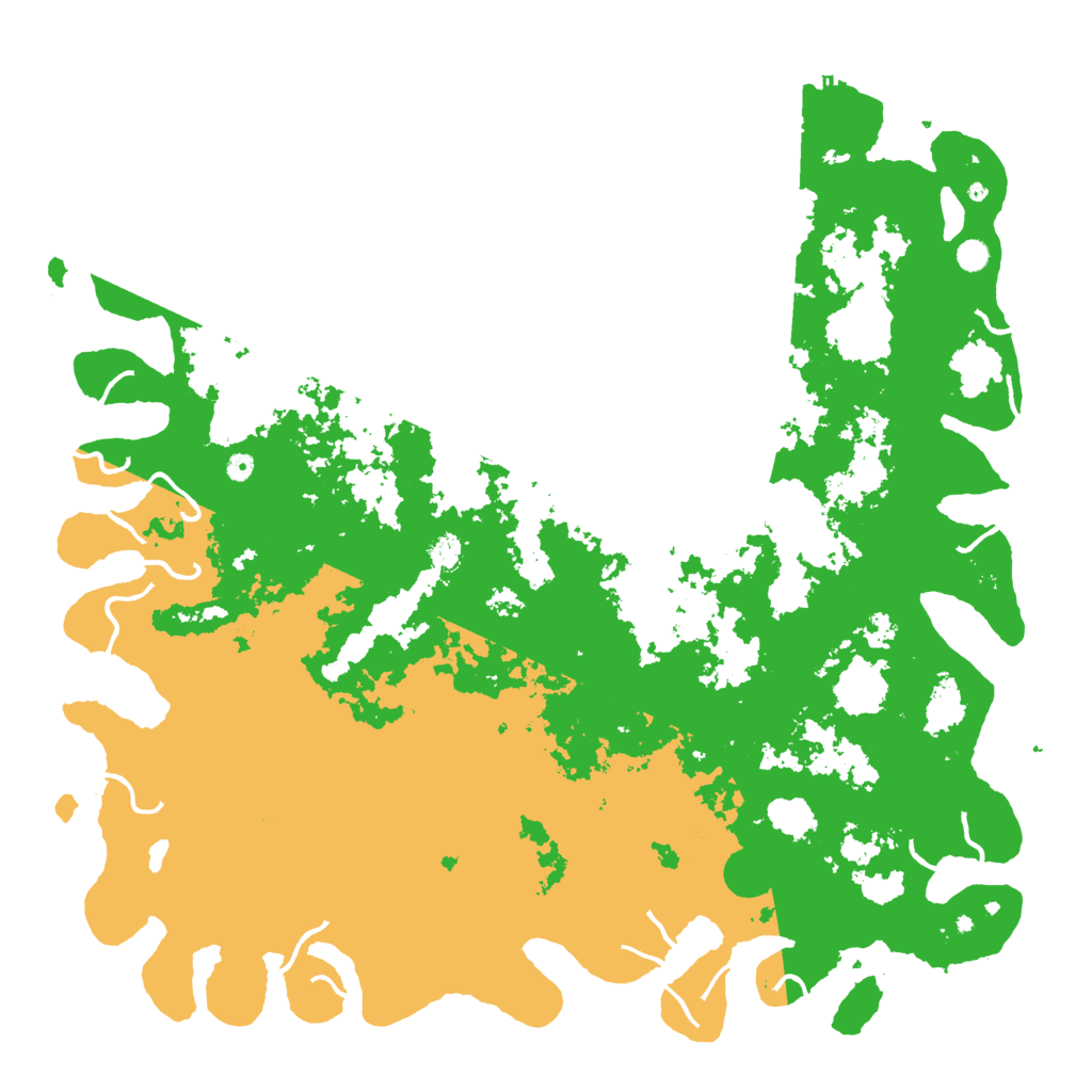 Biome Rust Map: Procedural Map, Size: 6000, Seed: 423423