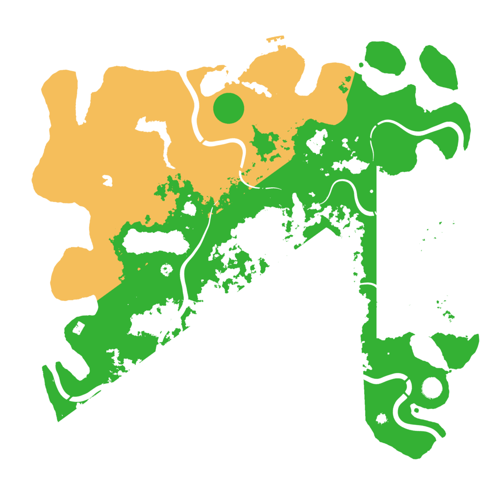 Biome Rust Map: Procedural Map, Size: 4300, Seed: 37782693