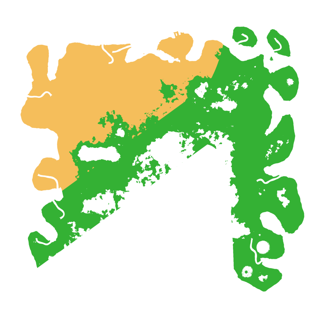 Biome Rust Map: Procedural Map, Size: 4300, Seed: 37782693