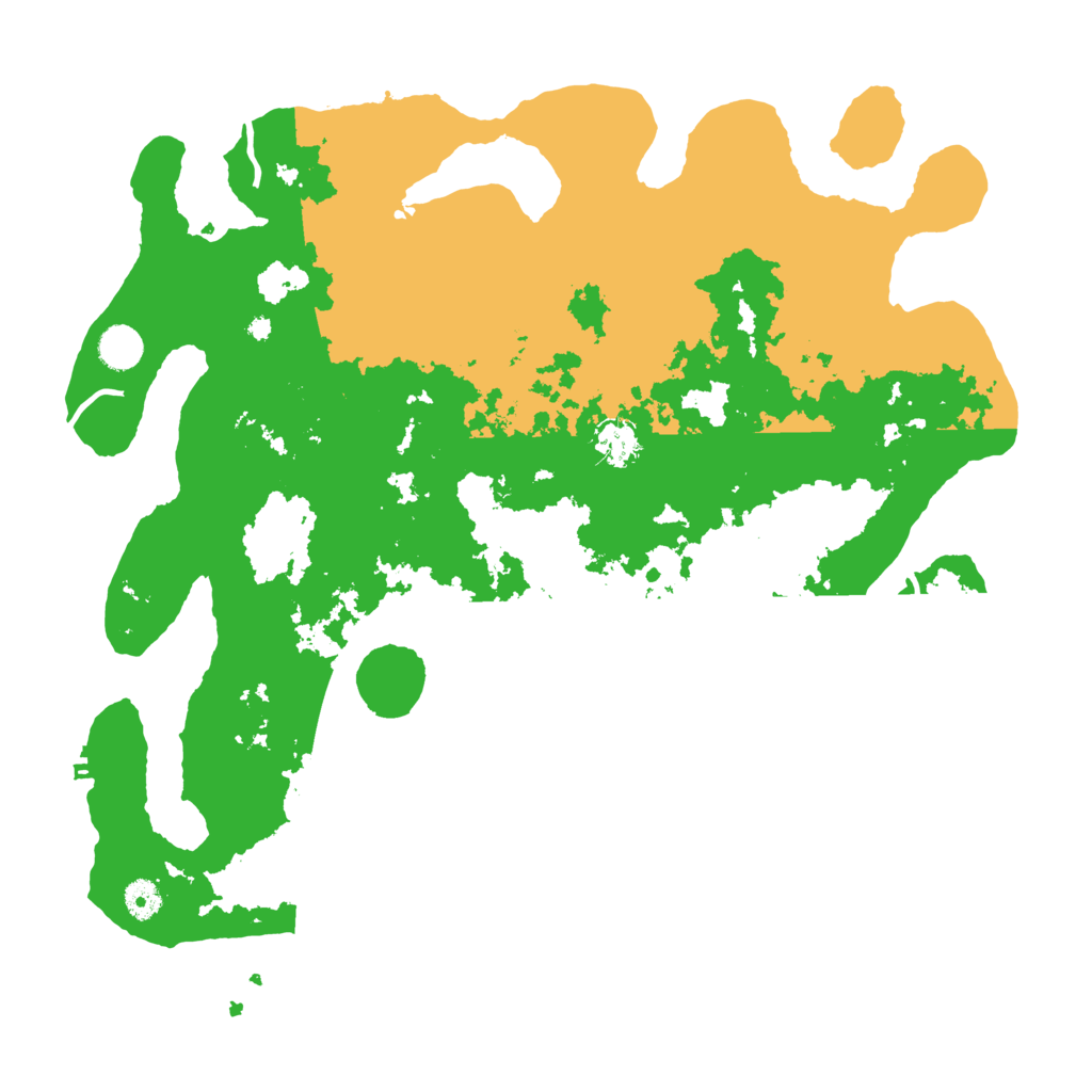 Biome Rust Map: Procedural Map, Size: 4300, Seed: 64119611