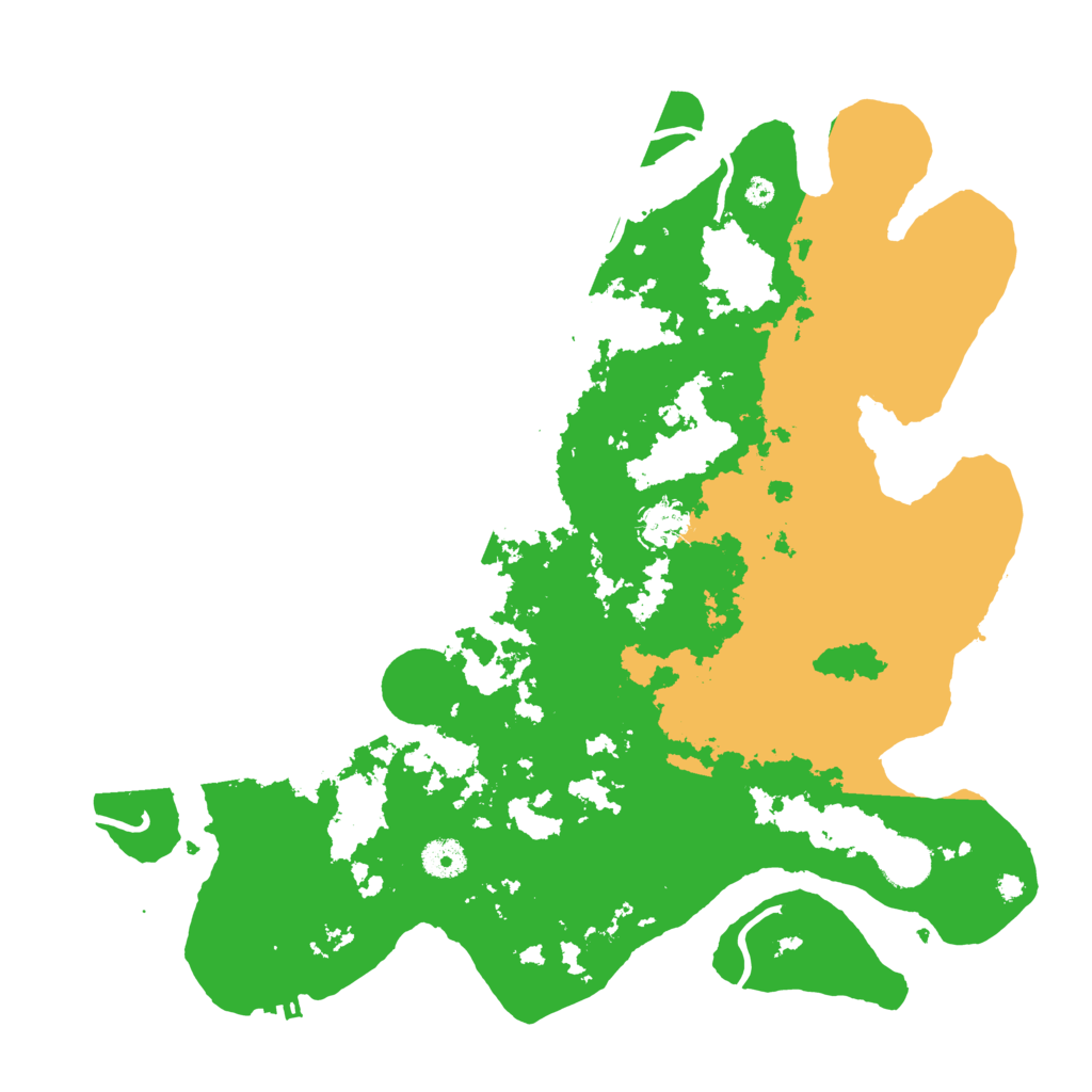 Biome Rust Map: Procedural Map, Size: 3900, Seed: 14549210
