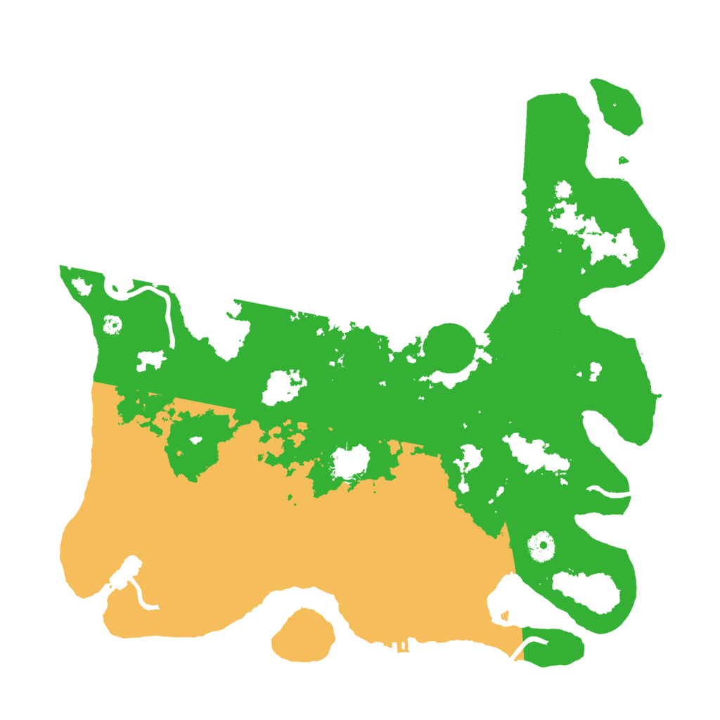 Biome Rust Map: Procedural Map, Size: 3800, Seed: 51330184