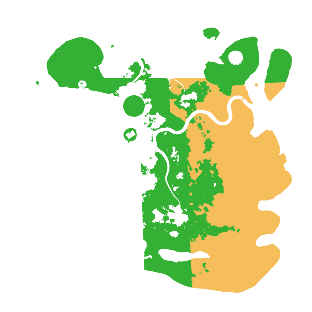 Biome Rust Map: Procedural Map, Size: 3850, Seed: 44298119