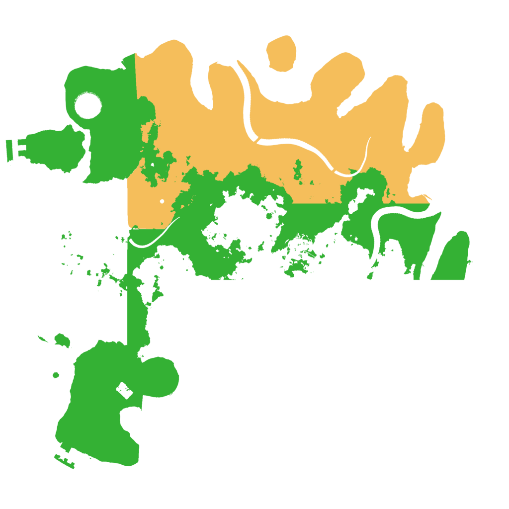 Biome Rust Map: Procedural Map, Size: 3400, Seed: 41139682