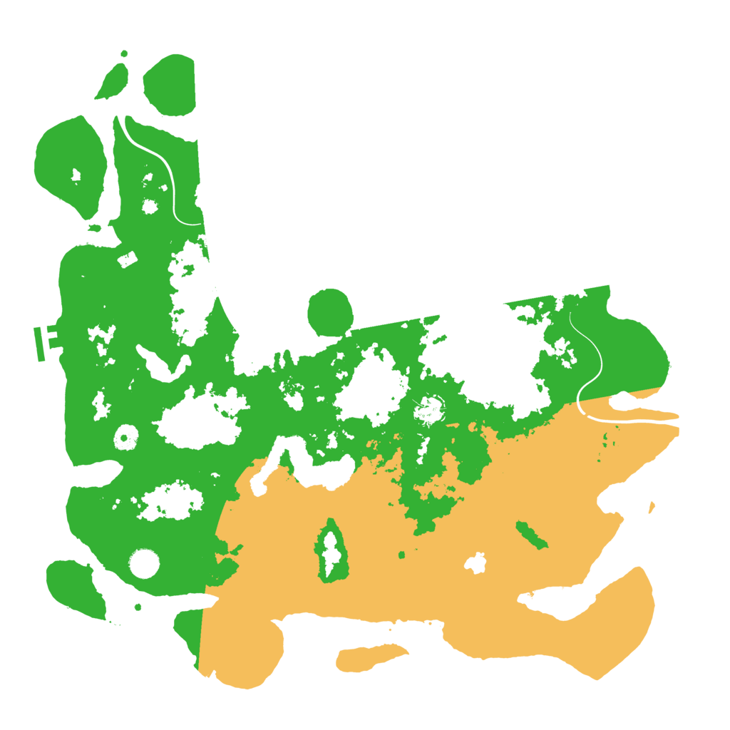 Biome Rust Map: Procedural Map, Size: 4300, Seed: 19733138